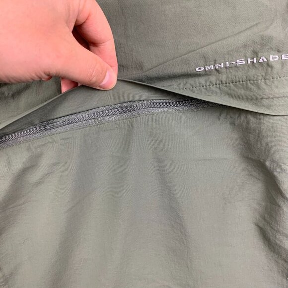 Columbia PFG Mens Convertible Pants 2XL Green Shorts Nylon Performance Fishing - Picture 5 of 16